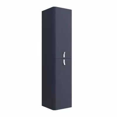 Colonne Uniiq 35x150cm 2 portes Night Blue mat - Poign�es � personnaliser - SALGAR R�f. 83093