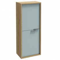 Colonne Vivienne 40cm Mélaminé / Laque poignées Chromé - JACOB DELAFON Réf. EB1510-MM-TL