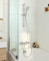 Combiné thermostatique bain-douche July Chromé - JACOB DELAFON Réf. E35683-9-CP