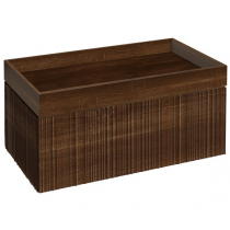 Commode Café Terrace 80 cm Chêne structuré \ Drap de soie\  - JACOB DELAFON Réf. EB2437S-PX-PX
