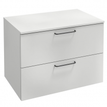 Commode Odeon Rive Gauche 80cm 2 tiroirs Laque - JACOB DELAFON Réf. EB2548-RX-TL