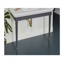 Console Cl&eacute;o 1889 90cm Laque soft Gris intense (vasque en option) - Jacob Delafon R&eacute;f. EB727-MWB