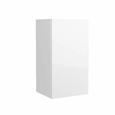 Coquette ALLIANCE 30cm Faible profondeur 25cm 1 porte r�versible - Blanc brillant - SALGAR 87512