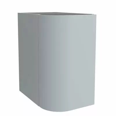 Coquette arrondie ALLIANCE 30cm r�versible 1 porte Blue fog - SALGAR R�f. 97035