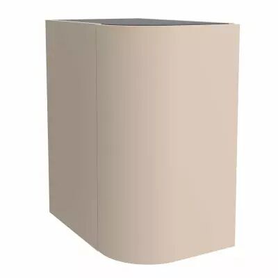 Coquette arrondie ALLIANCE 30cm r�versible 1 porte Macchiato - SALGAR R�f. 97034