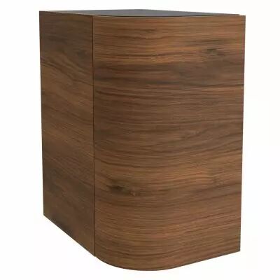 Coquette arrondie ALLIANCE 30cm r�versible 1 porte Noyer maya - SALGAR R�f. 102832