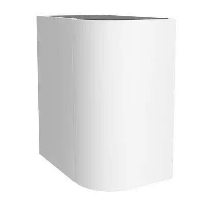 Coquette arrondie ALLIANCE 30cm r�versible 1 porte White cotton - SALGAR R�f. 97026