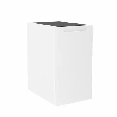 Coquette MONTERREY 30cm 1 porte droite Blanc brillant - SALGAR R�f. 96543