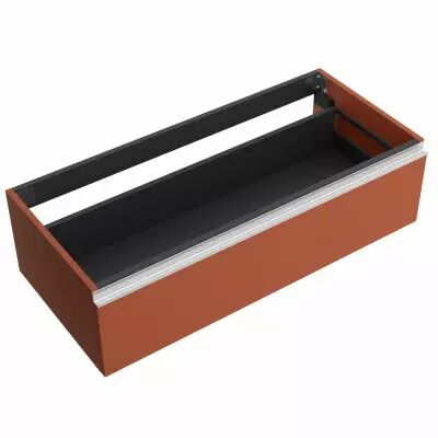 Coquette SPIRIT 120cm 1 tiroir Terracota (vasque et poign�e en option) - SALGAR R�f. 103445