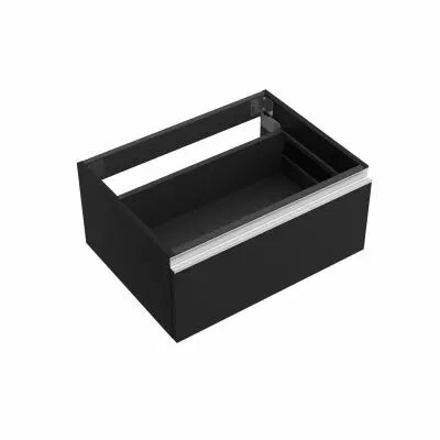 Coquette SPIRIT 60cm 1 tiroir Black velvet (vasque et poign�e en option) - SALGAR R�f. 96412