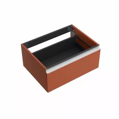 Coquette SPIRIT 60cm 1 tiroir Terracota (vasque et poign�e en option) - SALGAR R�f. 103442