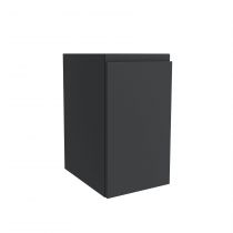 Coquette suspendue MAM 300 Anthracite mat 1 porte droite et fermeture amortie 300x540x404mm - SALGAR Réf. 96740