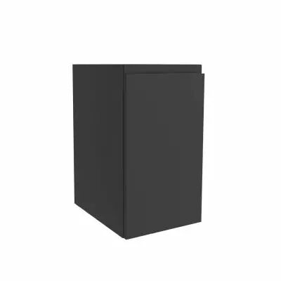 Coquette suspendue MAM 300 Black velvet 1 porte droite et fermeture amortie 300x540x404mm - SALGAR R�f. 91034