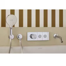 Coude de raccordement mural Modulo Round Chrom&eacute; - JACOB DELAFON R&eacute;f. E8465-CP