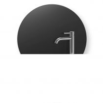 Crédence pour lave-mains Bulli compact polaris Noir mat - DECOTEC Réf. 1145104