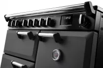 Cuisini&egrave;re 100cm Falcon Classic Deluxe NGC Ardoise chrom&eacute; CLDL100EIPSLT/CM-E1 3 fours &eacute;lectriques / 5 foyers induction