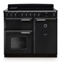 Cuisini&egrave;re 100cm Falcon Classic Deluxe NGC Charbon chrom&eacute; CLDL100EIPCBL/CM-E1 3 fours &eacute;lectriques / 5 foyers induction