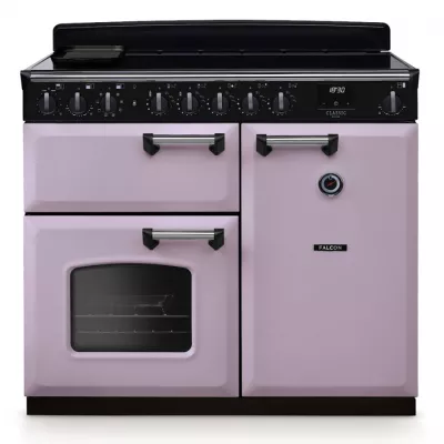 Cuisini�re 100cm Falcon Classic Deluxe NGC Parme chrom� CLDL100EIPHTH/CM-E1 3 fours �lectriques / 5 foyers induction