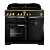 Cuisinière 100cm Falcon Classic Deluxe Noir Laiton CDL100EIBL/B-EU 3 fours électriques / 5 foyers induction