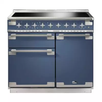 Cuisini�re 100cm Falcon Elise 100 Roche bleue ELS100EISB/-EU 3 fours �lectriques / 5 foyers induction