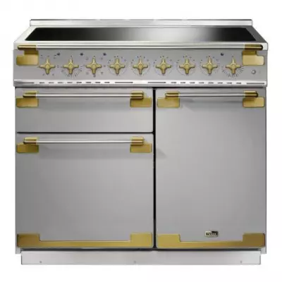 Cuisini�re 100cm Falcon Elise Luxe 100 Inox / Laiton antique ELS100EISS/AB-EU 3 fours �lectriques / 5 foyers induction