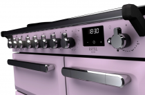 Cuisinière 100cm Falcon Estel Deluxe Parme / Chromé ESDL100DFPHTH/CM-E1 3 fours électriques / 5 foyers gaz