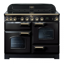 Cuisinière 110cm Falcon Classic Deluxe Charbon Laiton CDL110EICB/B-EU 3 fours électriques / 5 foyers induction