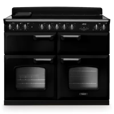 Cuisini�re 110cm Falcon Classic Deluxe NGC Noir chrom� CLDLB110EIPGBL/CM-E1 3 fours / 5 foyers induction