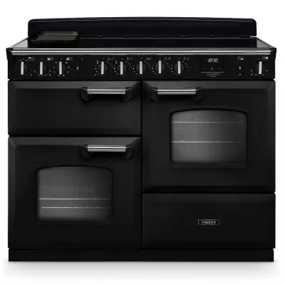 Cuisini�re 110cm Falcon Classic Deluxe NGC OC Charbon chrom� CLDLO110EIPCBL/CM-E1 3 fours / 5 foyers induction