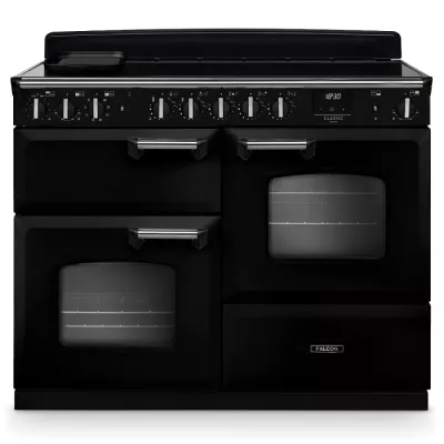 Cuisini�re 110cm Falcon Classic Deluxe NGC OC Noir chrom� CLDLO110EIPGBL/CM-E1 3 fours / 5 foyers induction