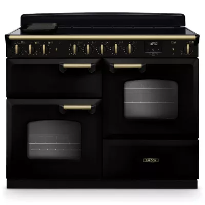 Cuisini�re 110cm Falcon Classic Deluxe NGC OC Noir laiton antique CLDLO110EIPGBL/AB-E1 3 fours / 5 foyers induction