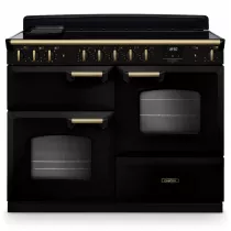 Cuisini&egrave;re 110cm Falcon Classic Deluxe NGC OC Noir laiton antique CLDLO110EIPGBL/AB-E1 3 fours / 5 foyers induction