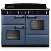 Cuisini&egrave;re 110cm Falcon Classic Deluxe NGC OC Roche bleue chrom&eacute; CLDLO110EIPSTB/CM-E1 3 fours / 5 foyers induction