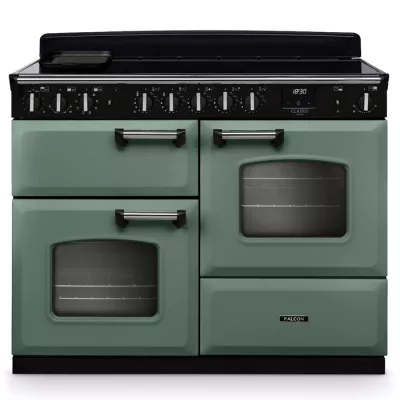 Cuisini�re 110cm Falcon Classic Deluxe NGC OC Vert min�ral chrom� CLDLO110EIPMGR/CM-E1 3 fours / 5 foyers induction