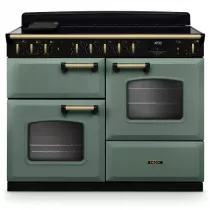 Cuisini&egrave;re 110cm Falcon Classic Deluxe NGC OC Vert min&eacute;ral laiton antique CLDLO110EIPMGR/AB-E1 3 fours / 5 foyers induction