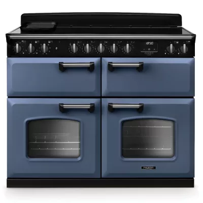 Cuisini�re 110cm Falcon Classic Deluxe NGC Roche bleue chrom� CLDLB110EIPSTB/CM-E1 3 fours / 5 foyers induction