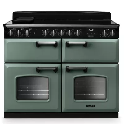 Cuisini�re 110cm Falcon Classic Deluxe NGC Vert min�ral chrom� CLDLB110EIPMGR/CM-E1 3 fours / 5 foyers induction