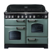 Cuisinière 110cm Falcon Classic Deluxe Vert minéral Chromé CDL110EIMG/C-EU 3 fours électriques / 5 foyers induction