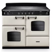 Cuisini&egrave;re 110cm Falcon Classic NGC Cr&egrave;me pastel Chrom&eacute; CLO110EIPPCR/CM-E1 3 fours &eacute;lectriques / 5 foyers induction
