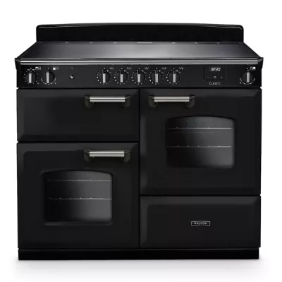 Cuisini�re 110cm Falcon Classic NGC Noir Chrom� CLO110EIPGBL/CM-E1 3 fours �lectriques / 5 foyers induction
