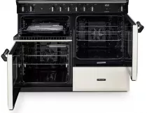 Cuisini&egrave;re 110cm Falcon Classic NGC Noir Chrom&eacute; CLO110EIPGBL/CM-E1 3 fours &eacute;lectriques / 5 foyers induction