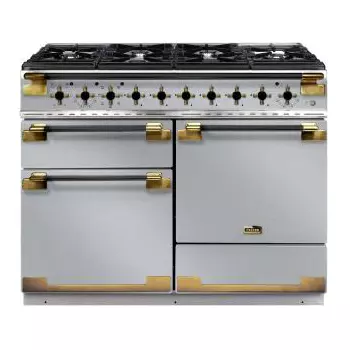 Cuisini�re 110cm Falcon Elise Luxe 110 Inox  / Noir laiton ELS110DFSS/BE-EU 3 fours �lectriques / 6 foyers gaz