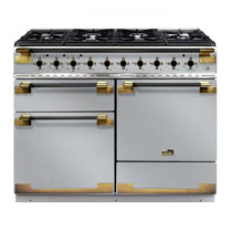 Cuisinière 110cm Falcon Elise Luxe 110 Inox  / Noir laiton ELS110DFSS/BE-EU 3 fours électriques / 6 foyers gaz