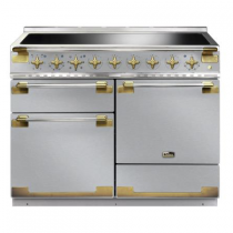 Cuisinière 110cm Falcon Elise Luxe 110 Inox / Laiton antiuqe ELS110EISS/AB-EU 3 fours électriques / 5 foyers induction