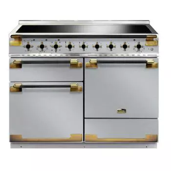 Cuisini�re 110cm Falcon Elise Luxe 110 Inox / Noir laiton ELS110EISS/BE-EU 3 fours �lectriques / 5 foyers induction