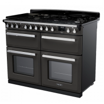 Cuisinière 110cm Falcon Estel Ardoise / Chrome ESDLB110DFPSLT/CM-E1 4 fours / 5 foyers gaz + 2 vitro