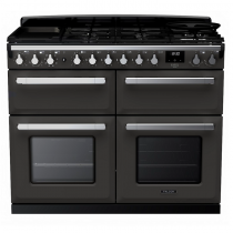 Cuisinière 110cm Falcon Estel Ardoise / Chrome ESDLB110DFPSLT/CM-E1 4 fours / 5 foyers gaz + 2 vitro