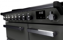 Cuisinière 110cm Falcon Estel Deluxe Ardoise / Chrome ESDLO110DFPSLT/CM-E1 3 fours / 5 gaz + 2 vitro