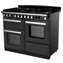 Cuisinière 110cm Falcon Estel Deluxe Ardoise / Chrome ESDLO110DFPSLT/CM-E1 3 fours / 5 gaz + 2 vitro