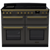 Cuisinière 110cm Falcon Estel Deluxe Ardoise / laiton antique ESDLB110EIPSLT/AB-E1 4 fours / 5 foyers induction